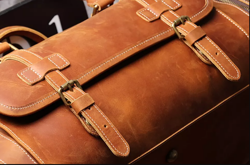 Harvey Leather Overnighter