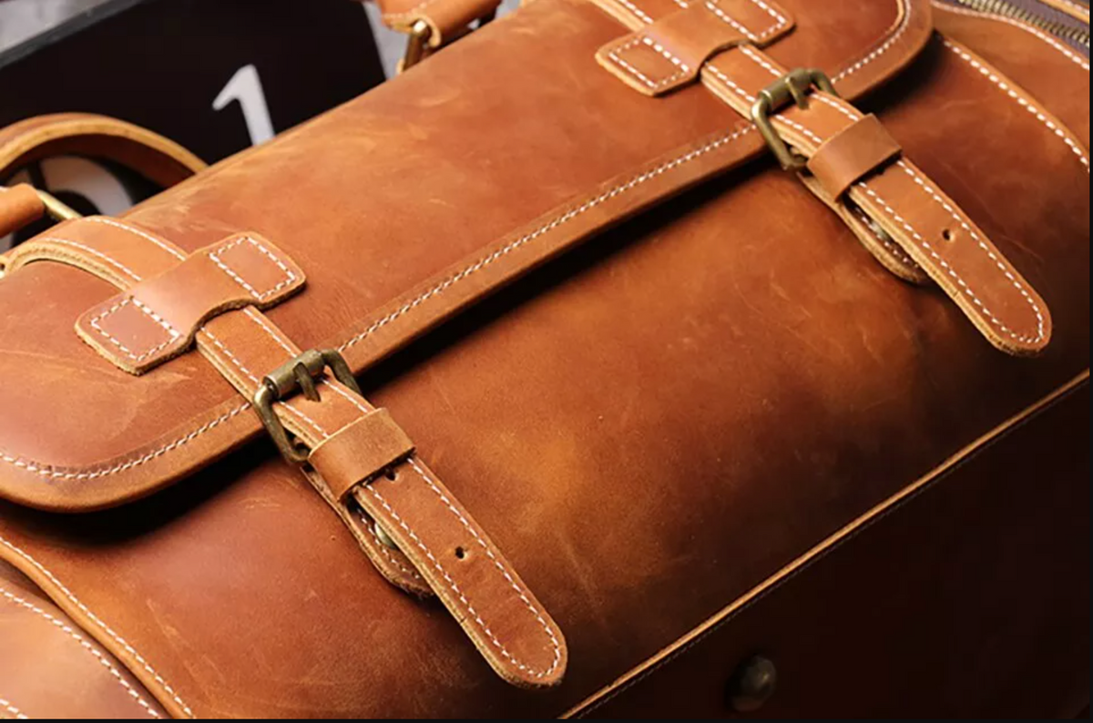 Harvey Leather Overnighter