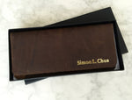 Long Checkbook Holder and Wallet in 1