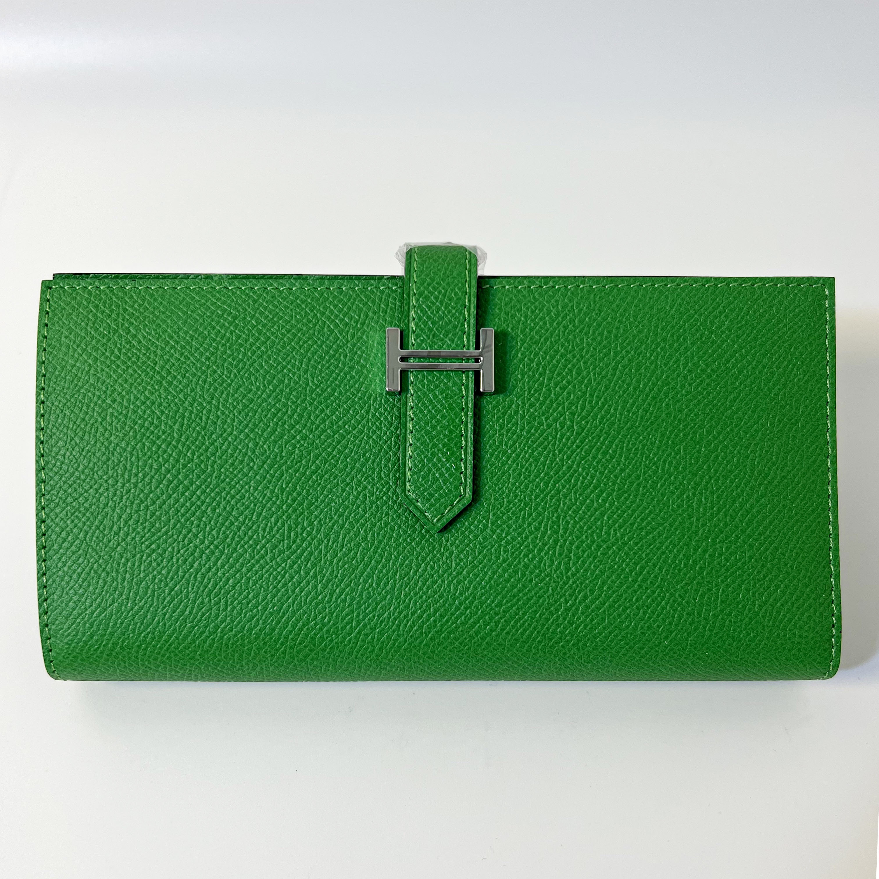 palace leather hanging wallet green
