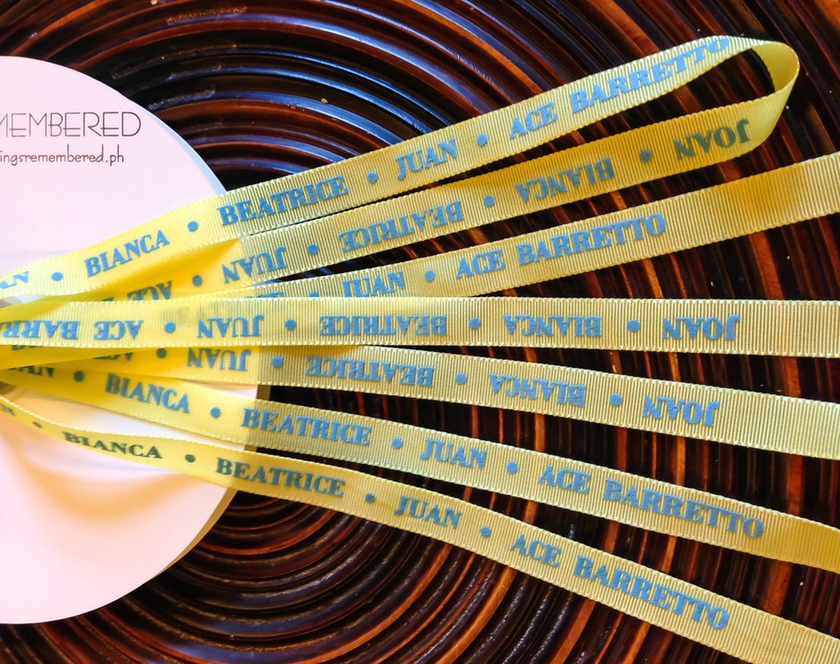 1/2 Embossed Grossgrain Ribbons