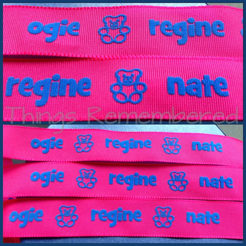 1in Embossed Grossgrain Ribbons