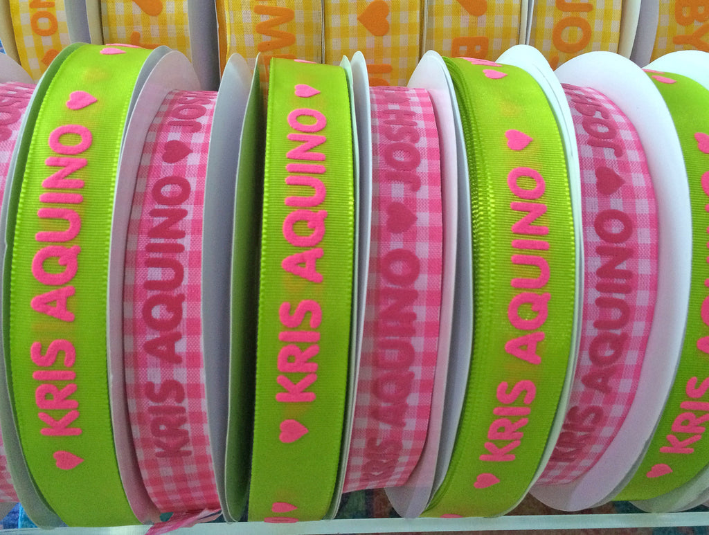 1in Embossed Grossgrain Ribbons