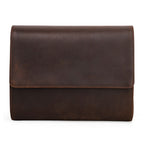 Genuine Leather Watch Roll 6 Slots