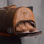 David Leather Weekender
